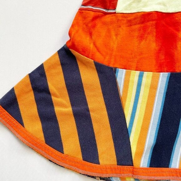 CourtneyCourtney Halter Tie Dress 5/6 Twirl Twirly Skirt Cactus Southwestern - Picture 3 of 9